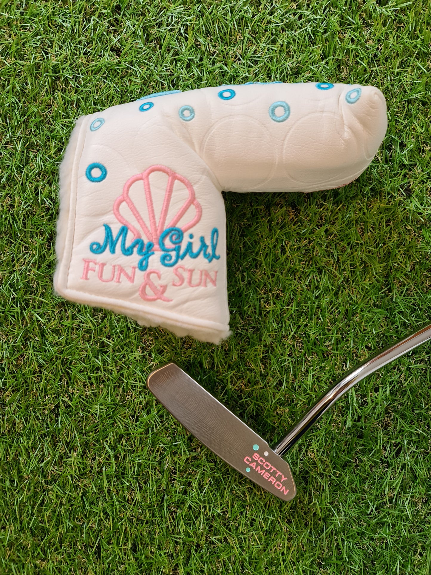 Scotty Cameron My Girl 2011 Fun & Sun Tiffany Blue and Pink Putter