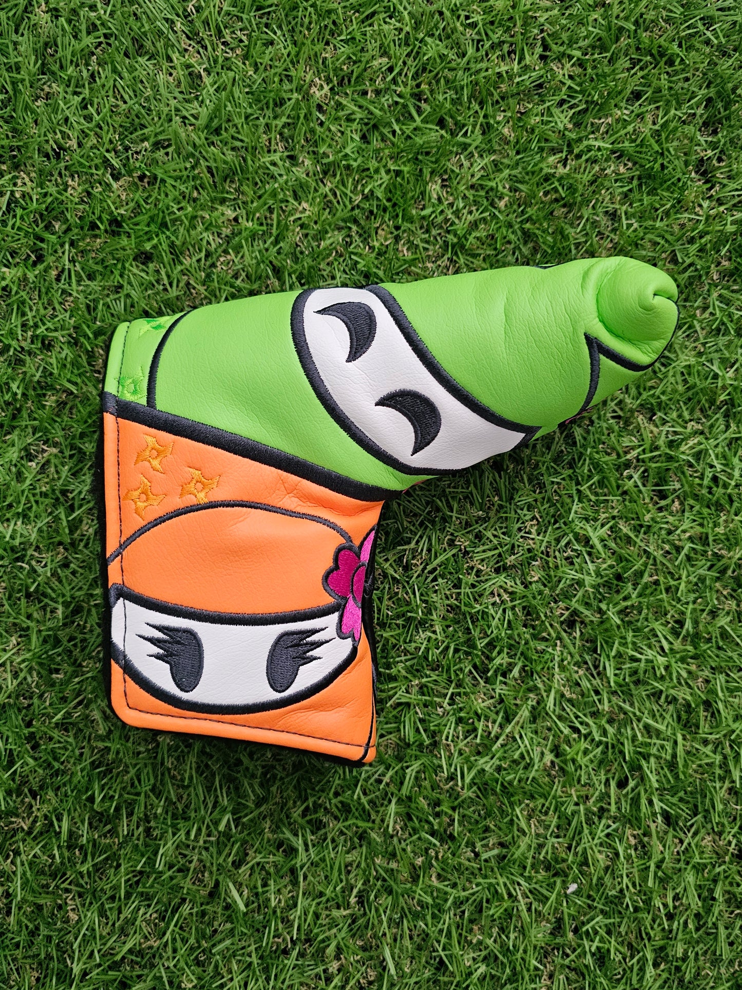 Scotty Cameron Wasabi Big Head Warriors Multi-Colour Headcover