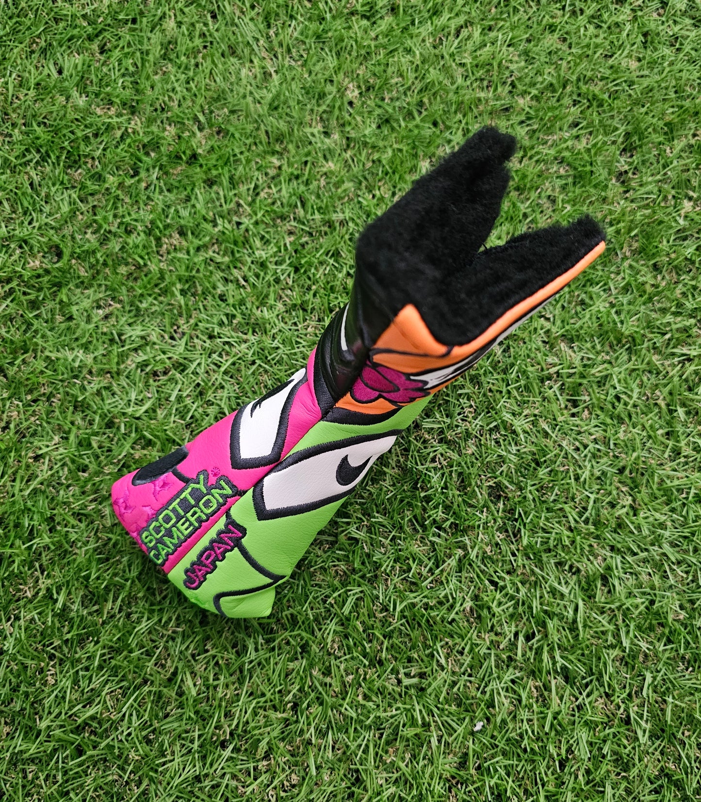 Scotty Cameron Wasabi Big Head Warriors Multi-Colour Headcover