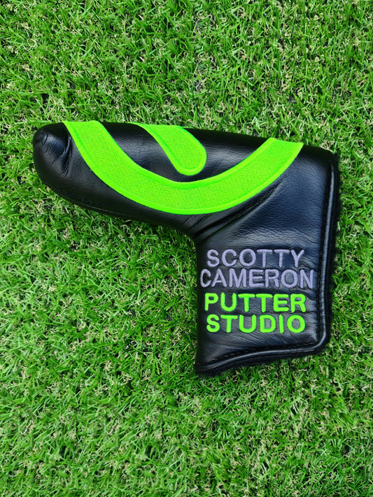 Scotty Cameron Green Black Industrial Circle T Tour Headcover