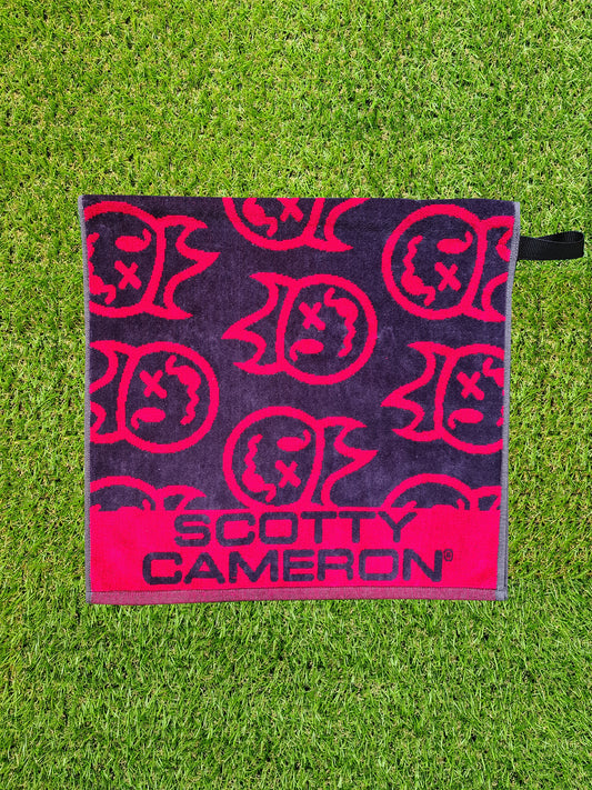 Scotty Cameron Hot Head Harry Towel - Red/Black