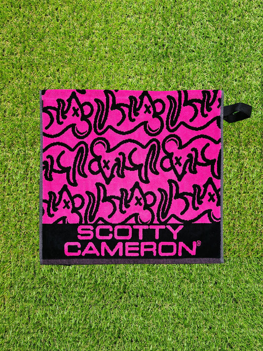 Scotty Cameron Super Rat Towel - Pink/Black