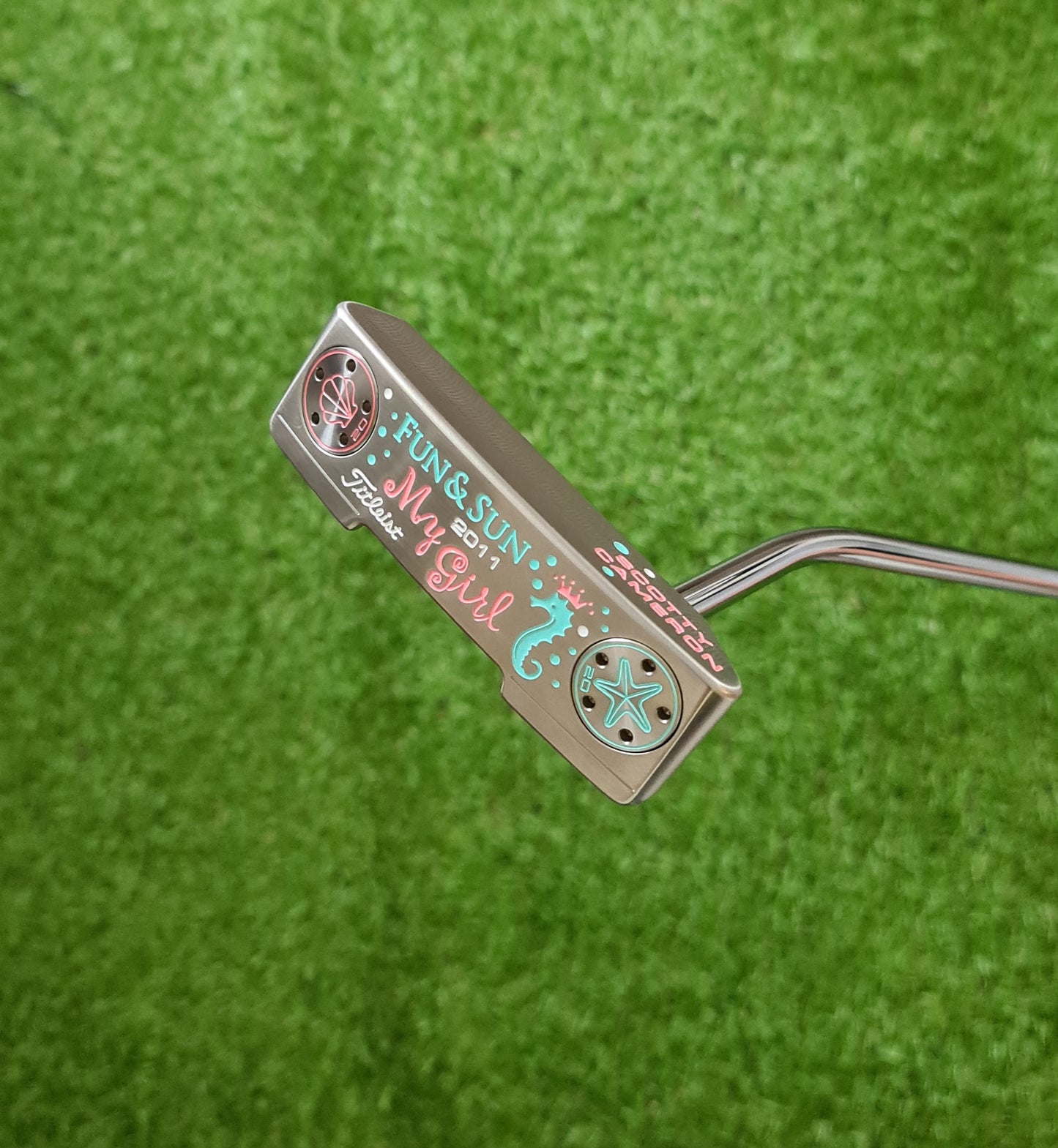 Scotty Cameron My Girl 2011 Fun & Sun Tiffany Blue and Pink Putter