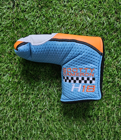 Scotty Cameron 2018 Holiday H18 Newport Squareback Blue Orange Headcover
