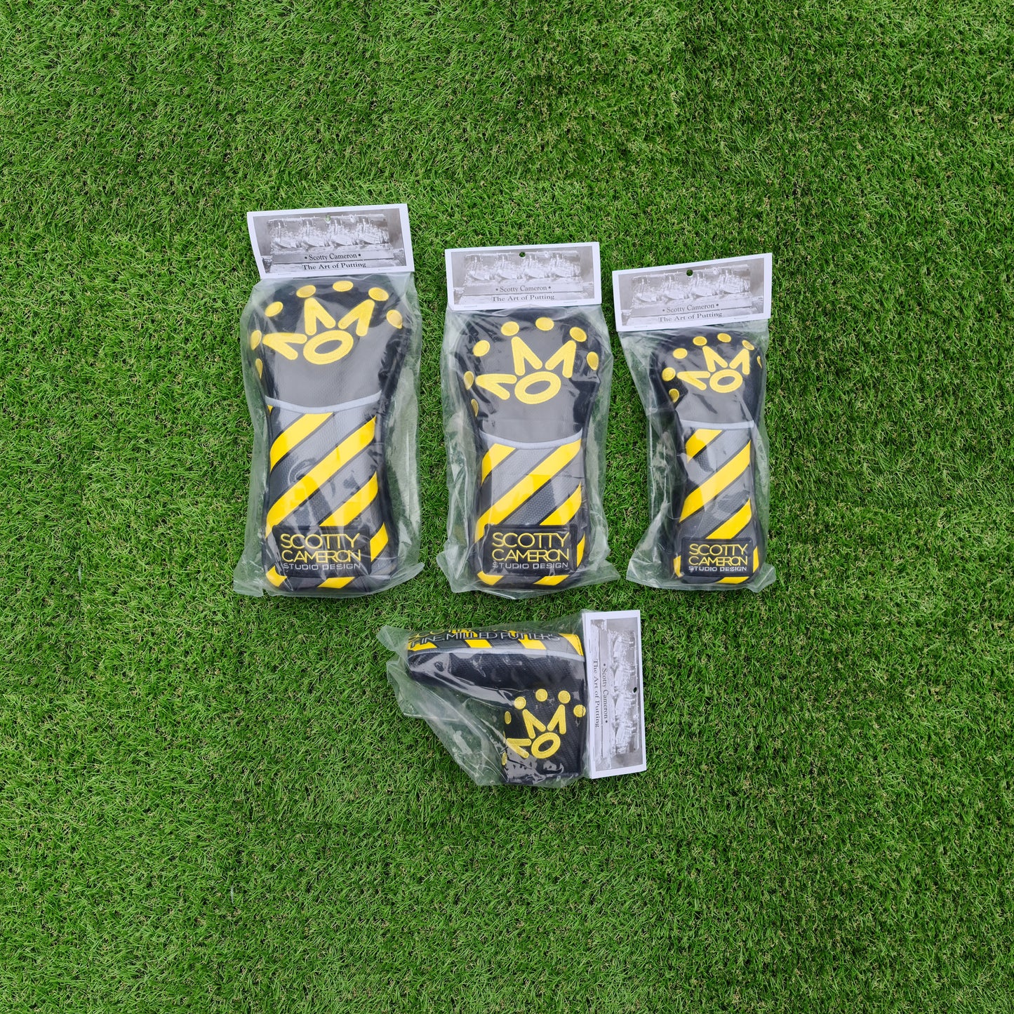 Scotty Cameron Caution Stripe Headcover Set