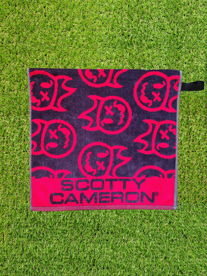 Scotty Cameron Hot Head Harry Towel - Red/Black