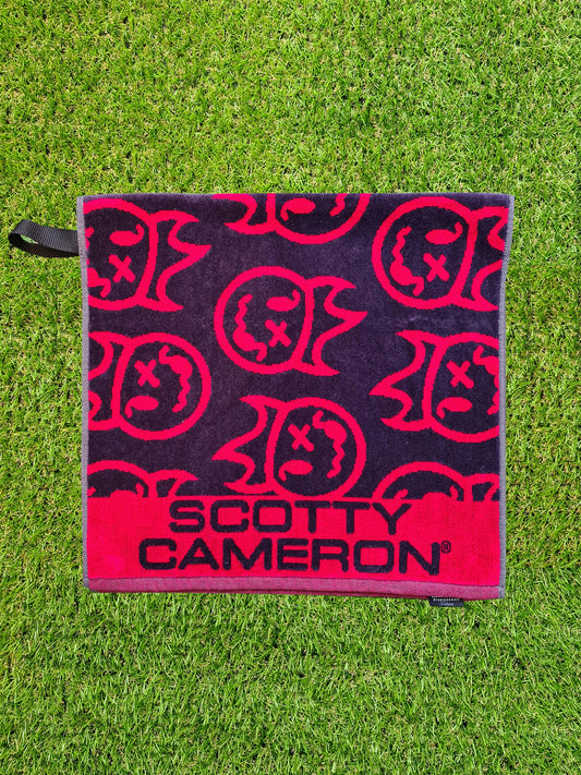 Scotty Cameron Hot Head Harry Towel - Red/Black