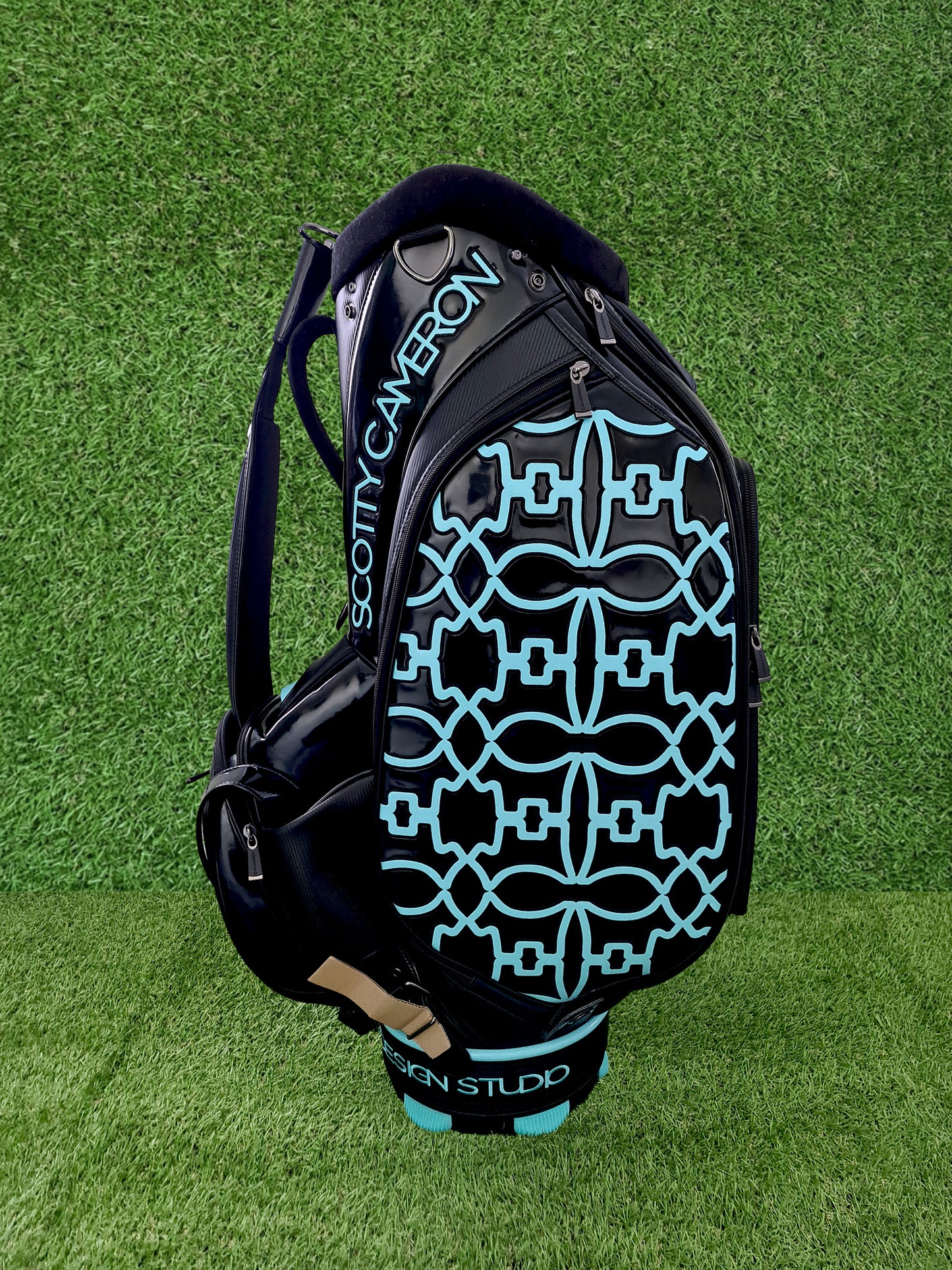 Scotty Cameron 2015 Scotty Dog Pattern Tiffany Blue Tour Bag