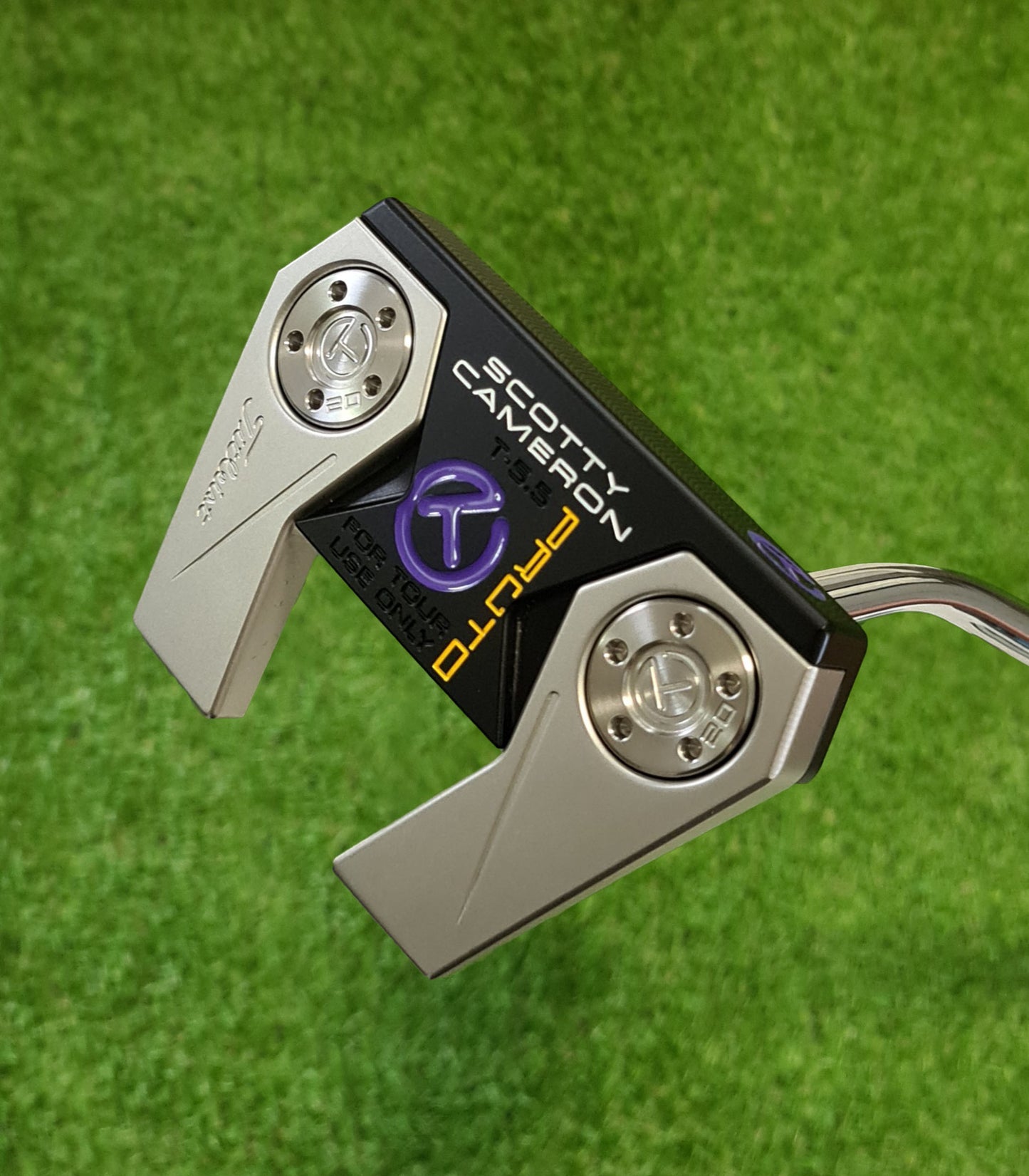 Scotty Cameron T5.5 Prototype Tour Yellow & Purple Putter